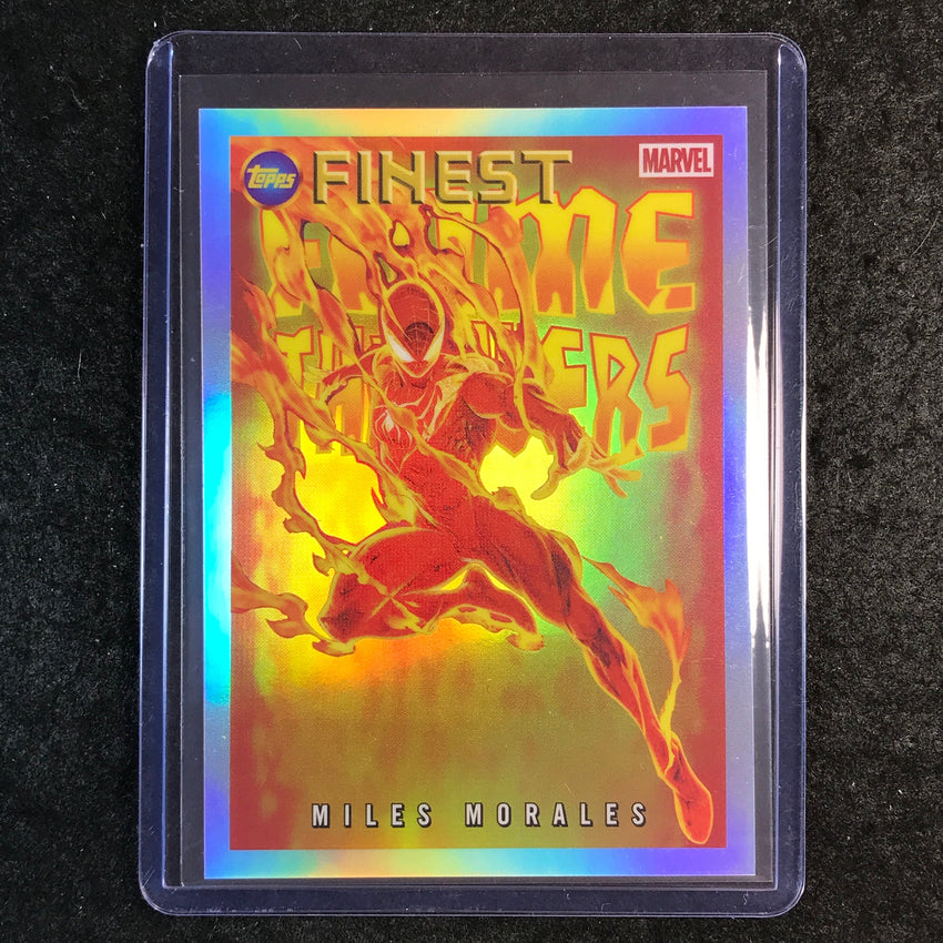 2026 Topps Finest Fantastic Four MILES MORALES Flame Throwers SSP #6
