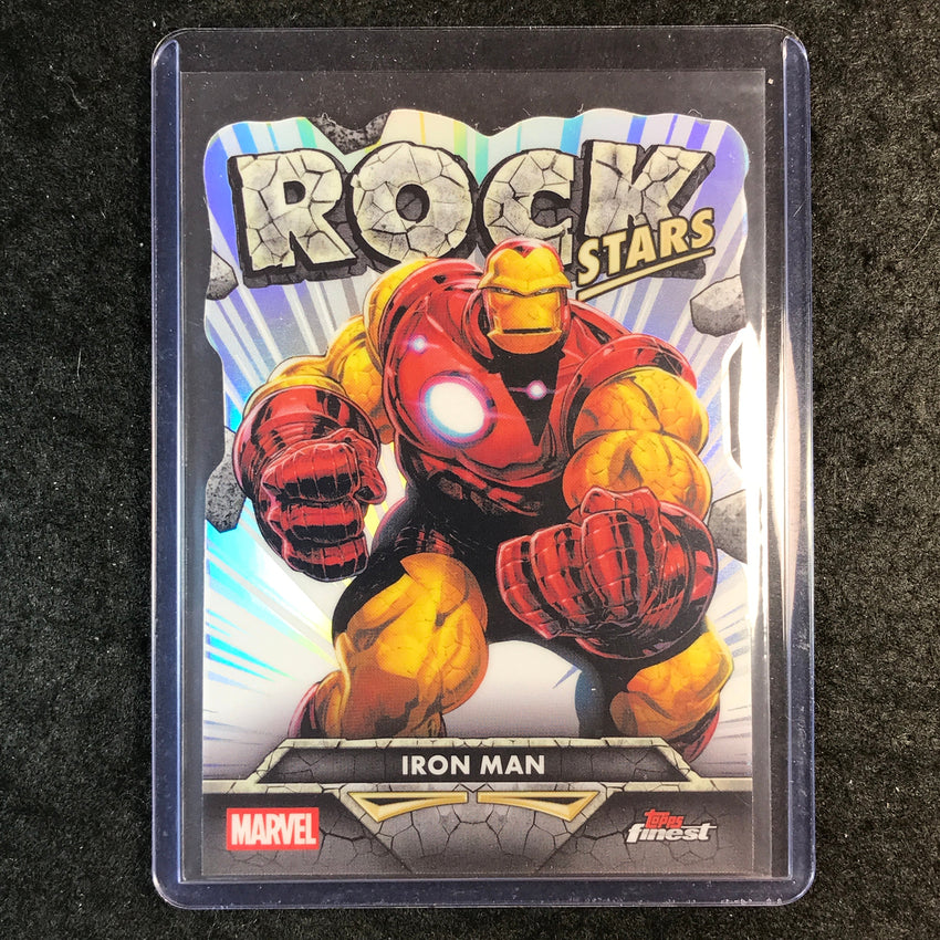 2026 Topps Finest Fantastic Four IRON MAN Rock Stars SSP #5