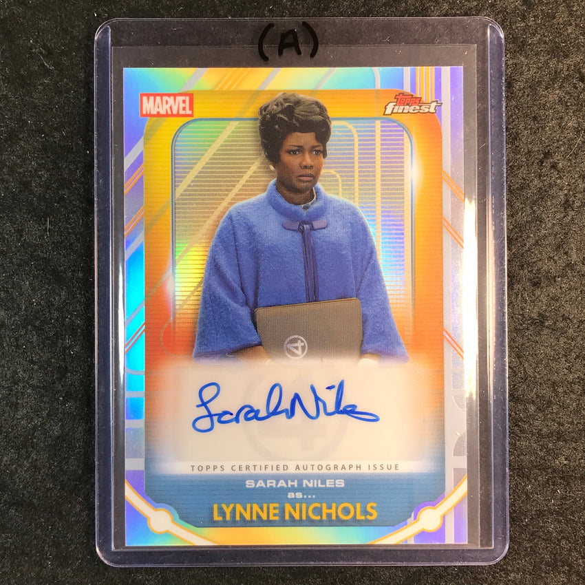 2026 Topps Finest Fantastic Four SARAH NILES LYNNE NICHOLS Finest Auto #SN (A)
