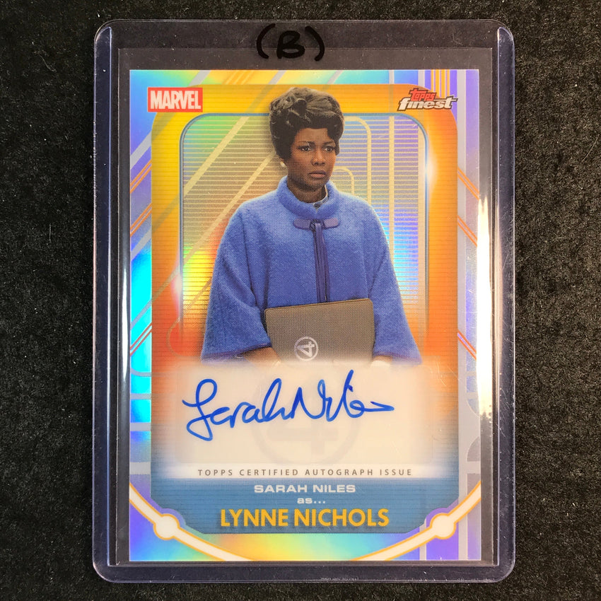 2026 Topps Finest Fantastic Four SARAH NILES LYNNE NICHOLS Finest Auto #SN (B)
