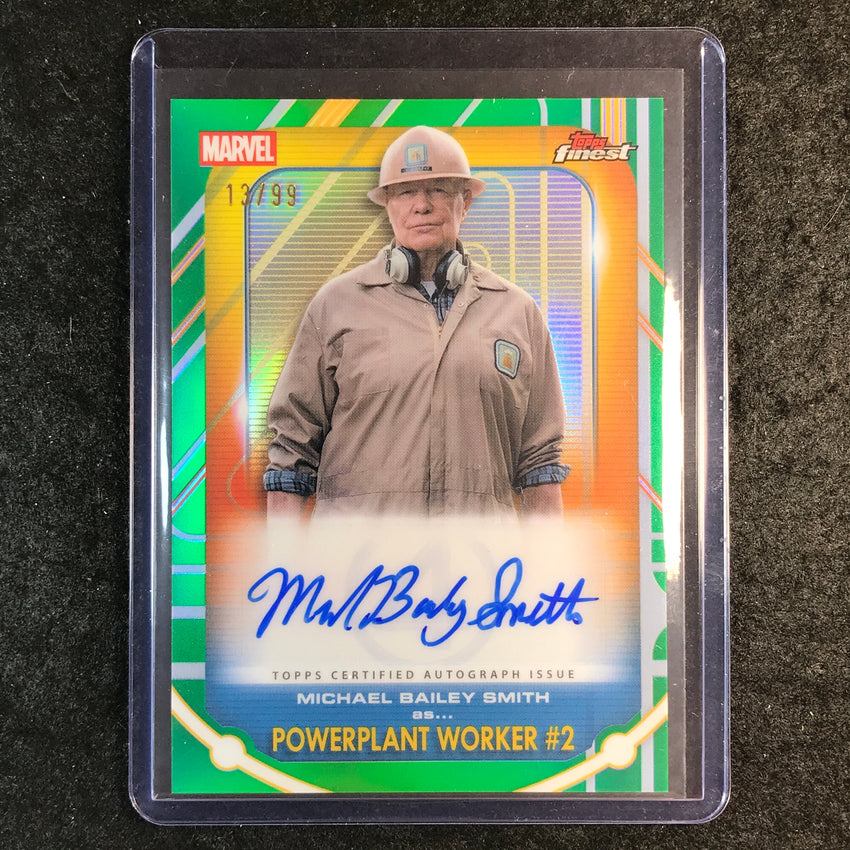 2026 Topps Finest Fantastic Four MICHAEL BAILEY SMITH WORKER #2 Auto Green 13/99