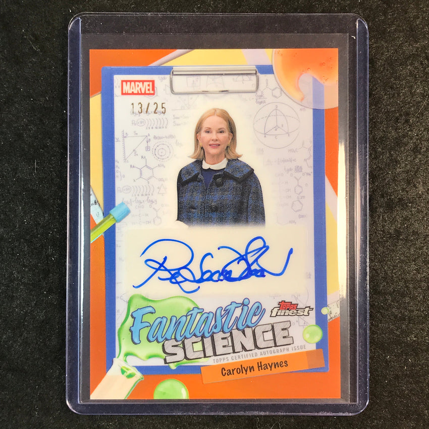 2026 Topps Finest Fantastic Four REBECCA STAAB CAROLYN HAYNES Science Auto 13/25