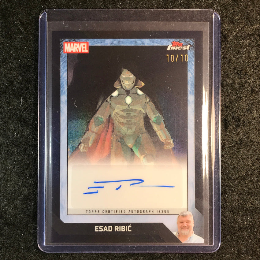 2026 Topps Finest Fantastic Four ESAD RIBIC Comic Book Artist Auto Black 10/10