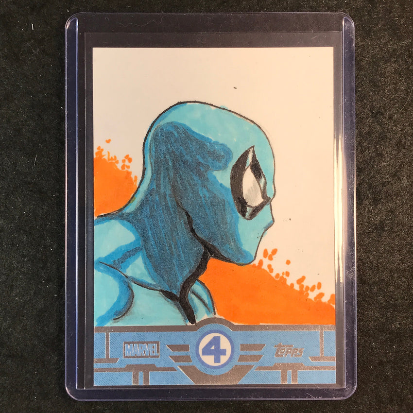 2026 Topps Finest Fantastic Four SPIDER-MAN Artist Sketch 1/1 ANGELO DE CAPUA