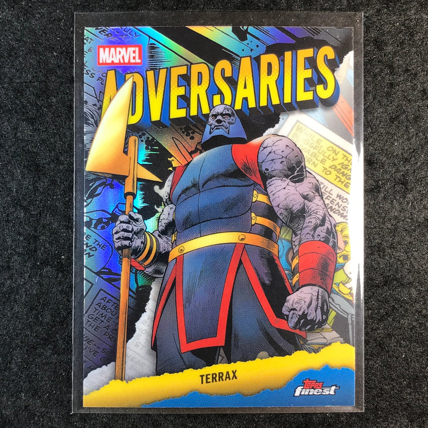 2026 Topps Finest Fantastic Four TERRAX Adversaries #AD-17