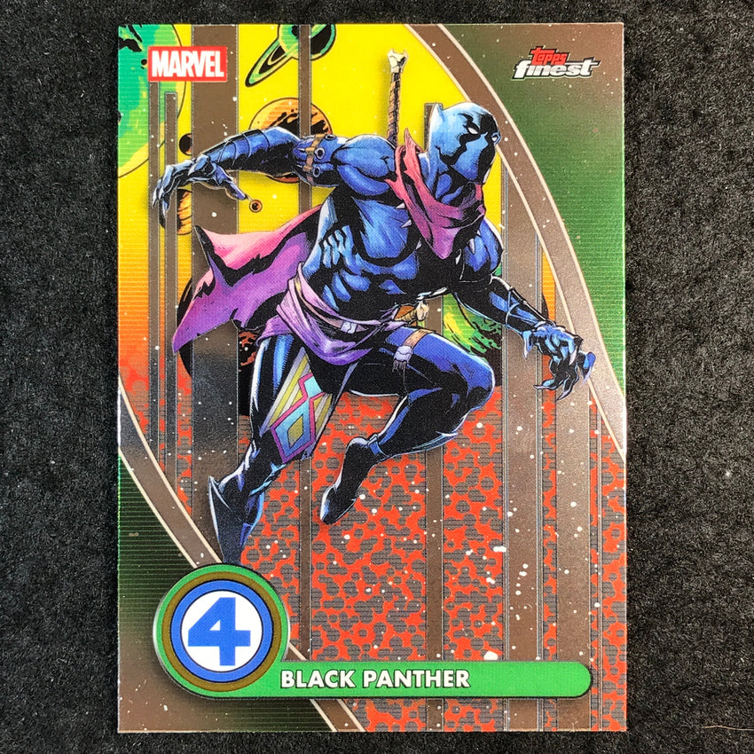 2026 Topps Finest Fantastic Four BLACK PANTHER Rare Base #87