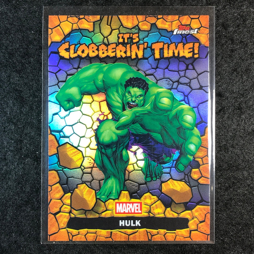 2026 Topps Finest Fantastic Four HULK Clobberin' Time #CT-7