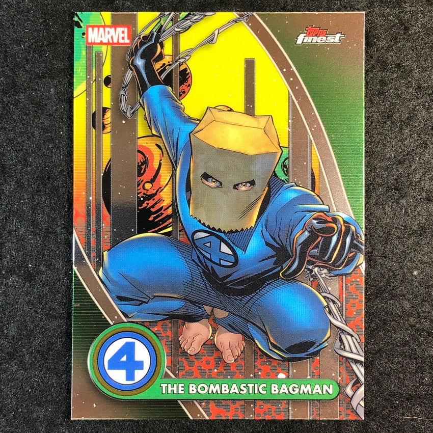 2026 Topps Finest Fantastic Four THE BOMBASTIC BAGMAN Rare Base #88