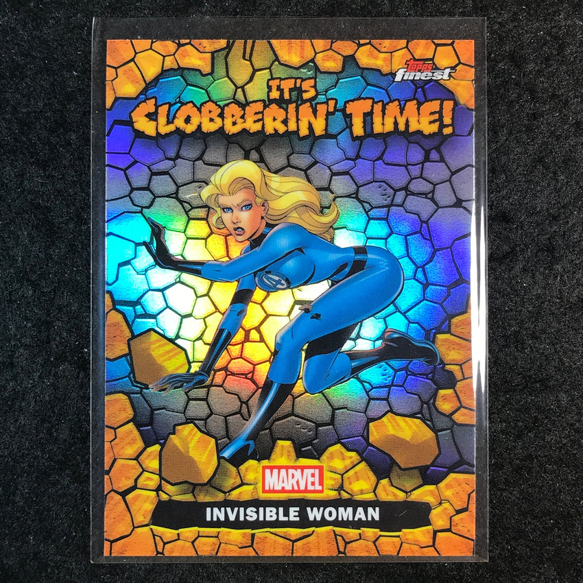 2026 Topps Finest Fantastic Four INVISIBLE WOMAN Clobberin' Time #CT-9
