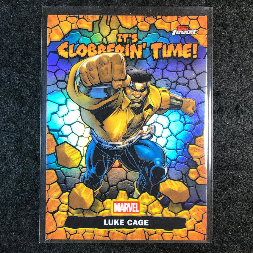 2026 Topps Finest Fantastic Four LUKE CAGE Clobberin' Time #CT-11