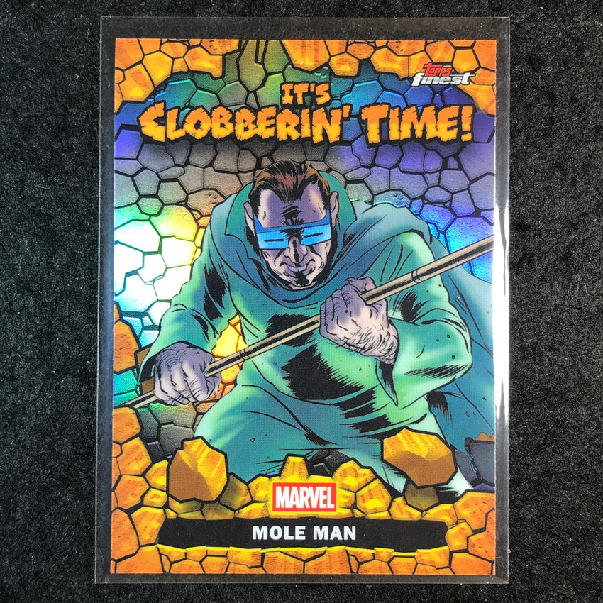 2026 Topps Finest Fantastic Four MOLE MAN Clobberin' Time #CT-13