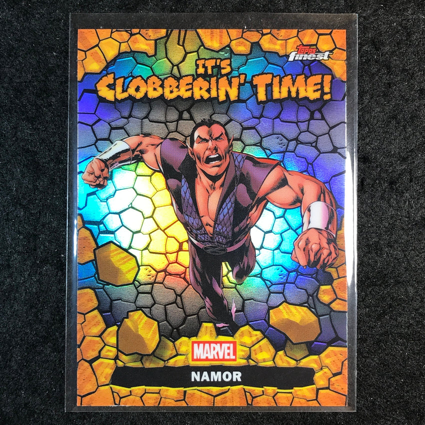 2026 Topps Finest Fantastic Four NAMOR Clobberin' Time #CT-14