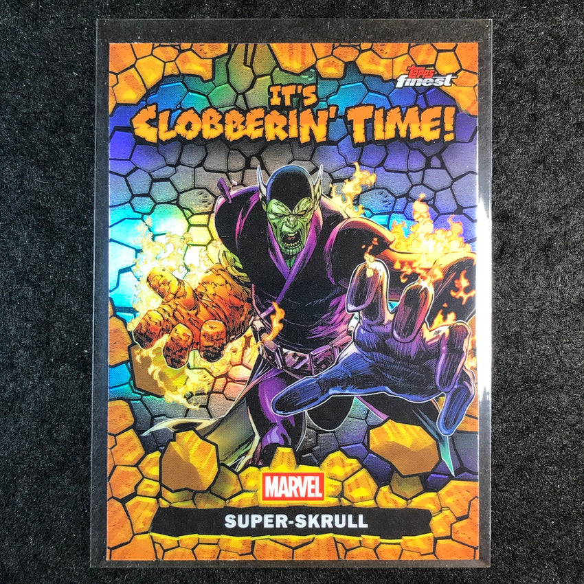 2026 Topps Finest Fantastic Four SUPER-SKRULL Clobberin' Time #CT-16