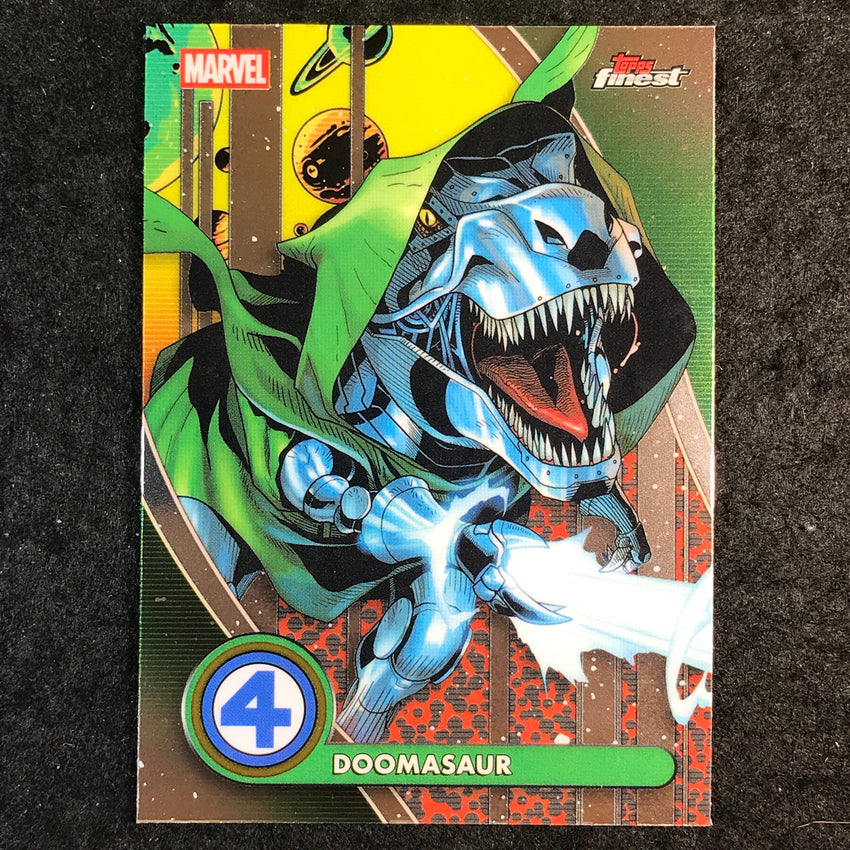 2026 Topps Finest Fantastic Four DOOMASAUR Rare Base #90
