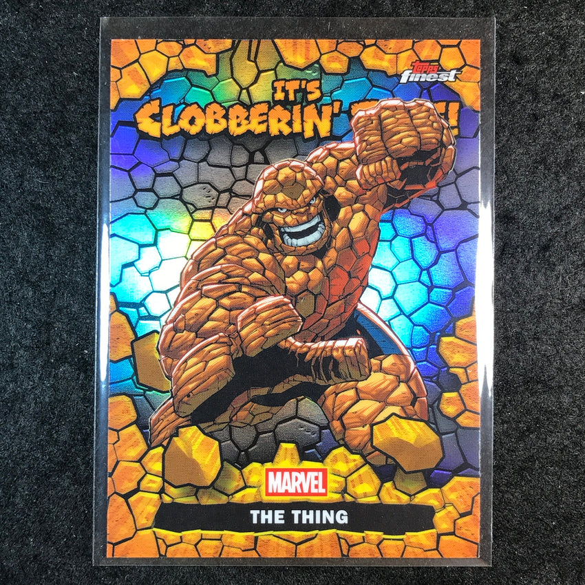 2026 Topps Finest Fantastic Four THE THING Clobberin' Time #CT-19