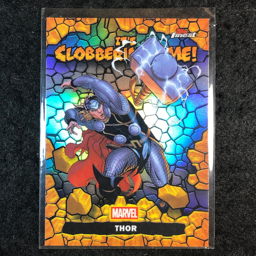 2026 Topps Finest Fantastic Four THOR Clobberin' Time #CT-20