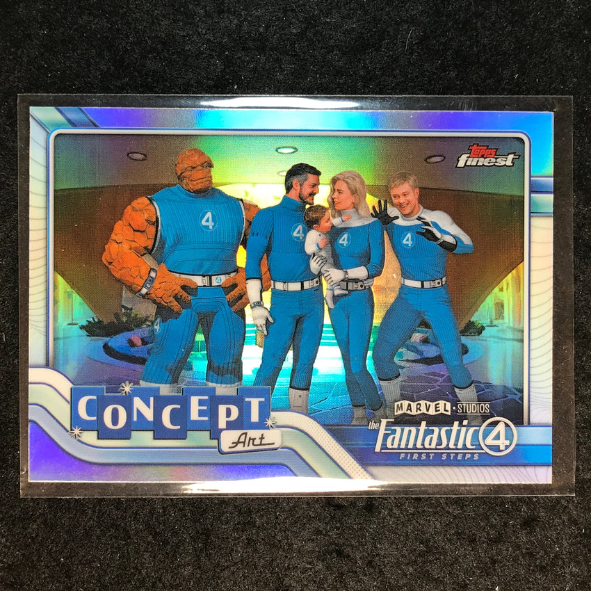 2026 Topps Finest Fantastic Four FANTASTIC FOUR Concept Art #CA-1