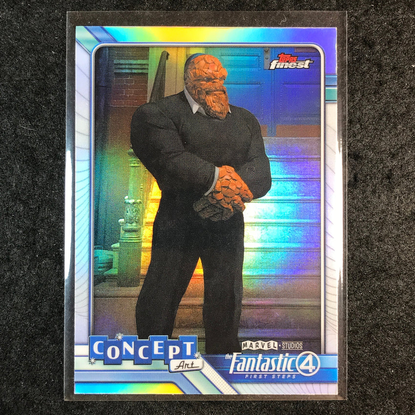 2026 Topps Finest Fantastic Four THE THING Concept Art #CA-5