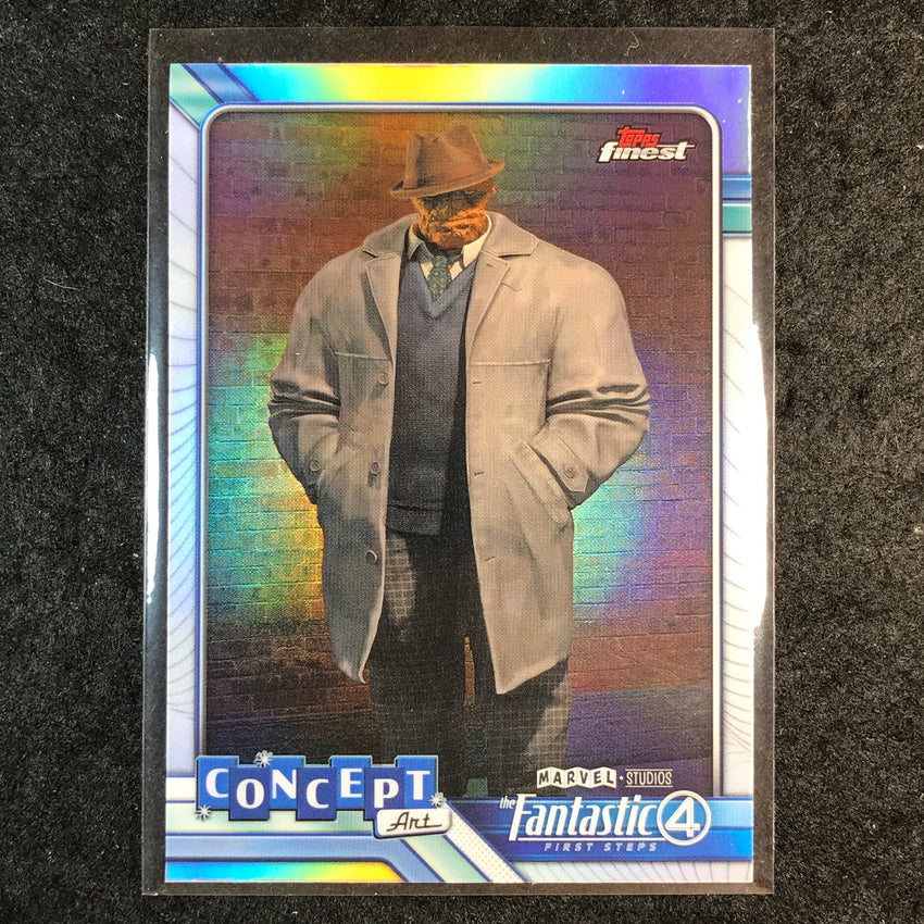 2026 Topps Finest Fantastic Four THE THING Concept Art #CA-6