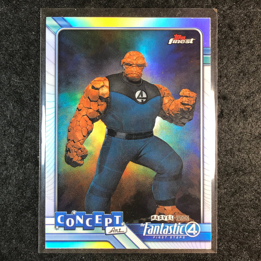 2026 Topps Finest Fantastic Four THE THING Concept Art #CA-7