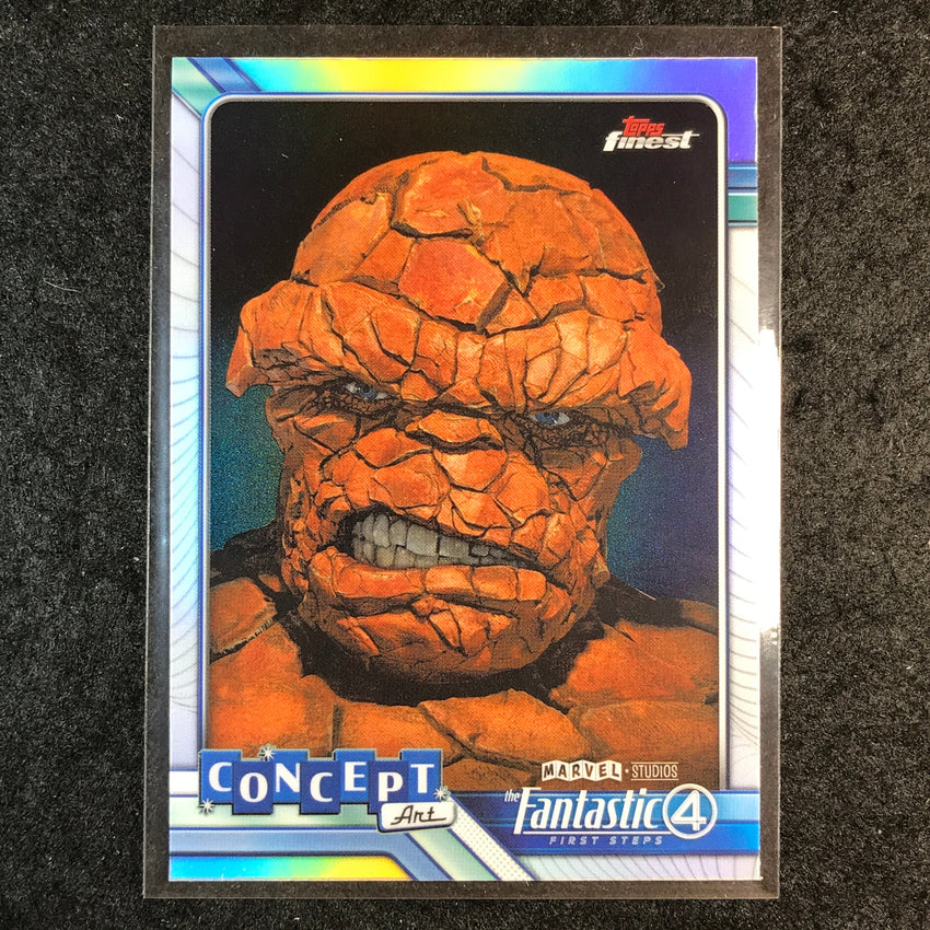 2026 Topps Finest Fantastic Four THE THING Concept Art #CA-8