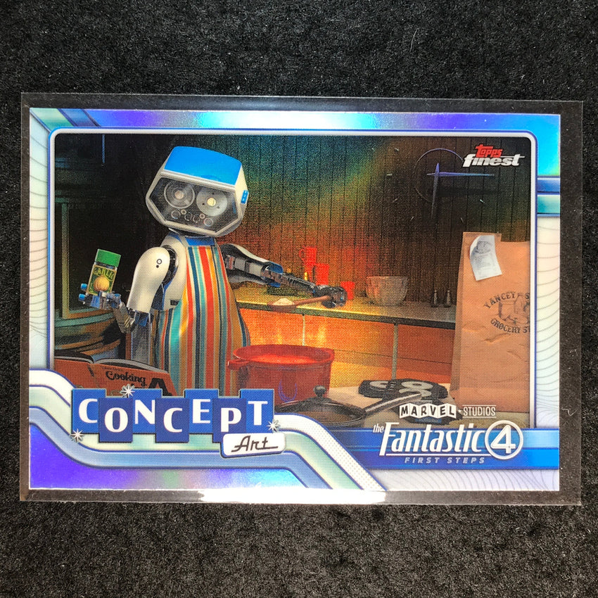 2026 Topps Finest Fantastic Four H.E.R.B.I.E. Concept Art #CA-10