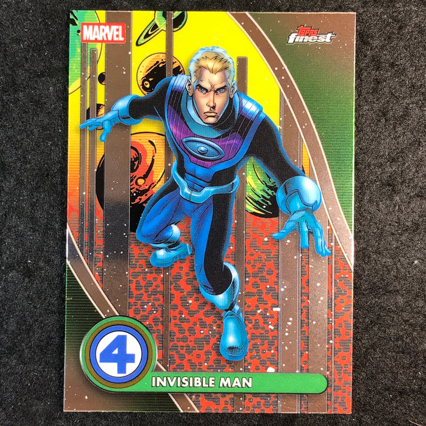 2026 Topps Finest Fantastic Four INVISIBLE MAN Rare Base #93