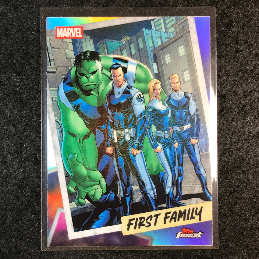 2026 Topps Finest Fantastic Four FOUR FANTASTICS First Family #FF-11