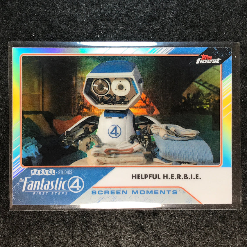 2026 Topps Finest Fantastic Four HELPFUL H.E.R.B.I.E. Screen Moments #SM-3