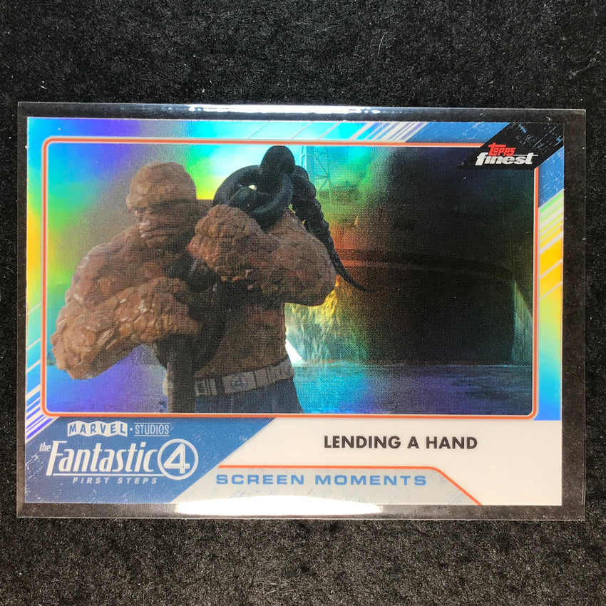 2026 Topps Finest Fantastic Four LENDING A HAND Screen Moments #SM-5
