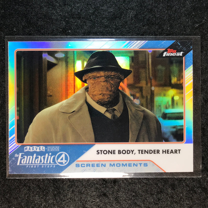 2026 Topps Finest Fantastic Four STONE BODY, TENDER HEART Screen Moments #SM-7