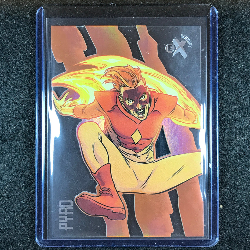 2023 Fleer Ultra Wolverine PYRO eX Century #98