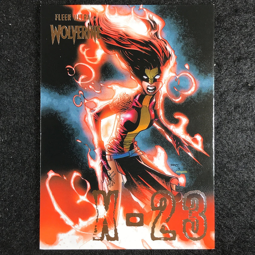 2023 Fleer Ultra Wolverine X-23 Insert Base #8