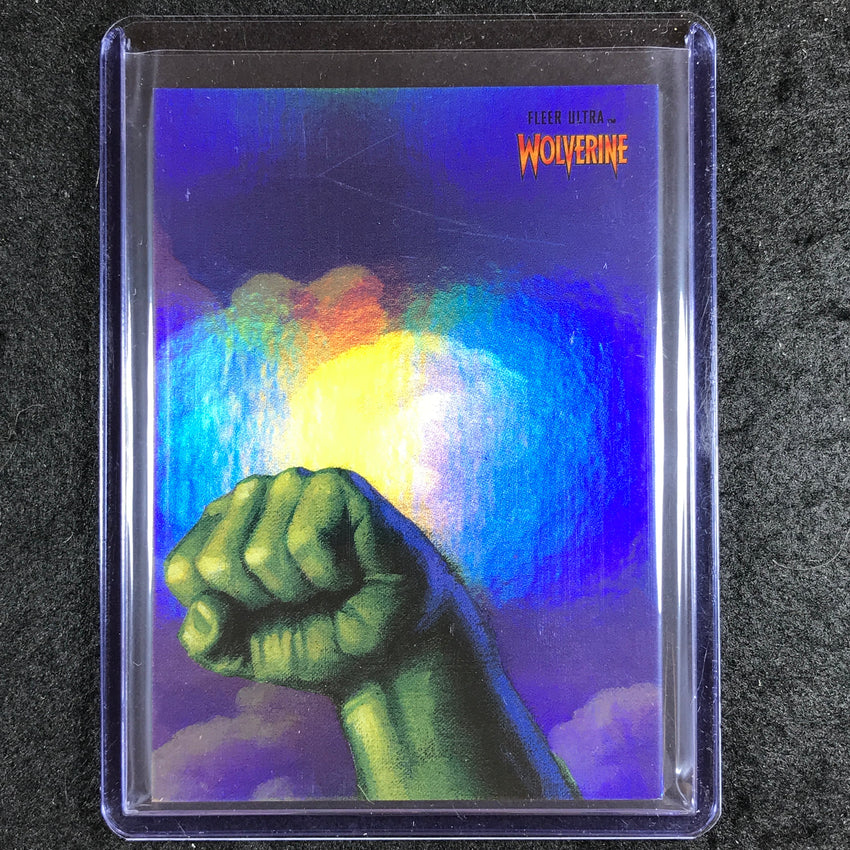 2023 Fleer Ultra Wolverine INCREDIBLE HULK #181 - TOP ROW, RIGHT CORNER 3x3s #3
