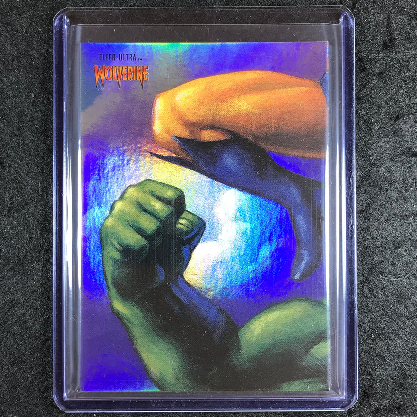 2023 Fleer Ultra Wolverine INCREDIBLE HULK #181 MIDDLE ROW, LEFT CORNER 3x3s #4