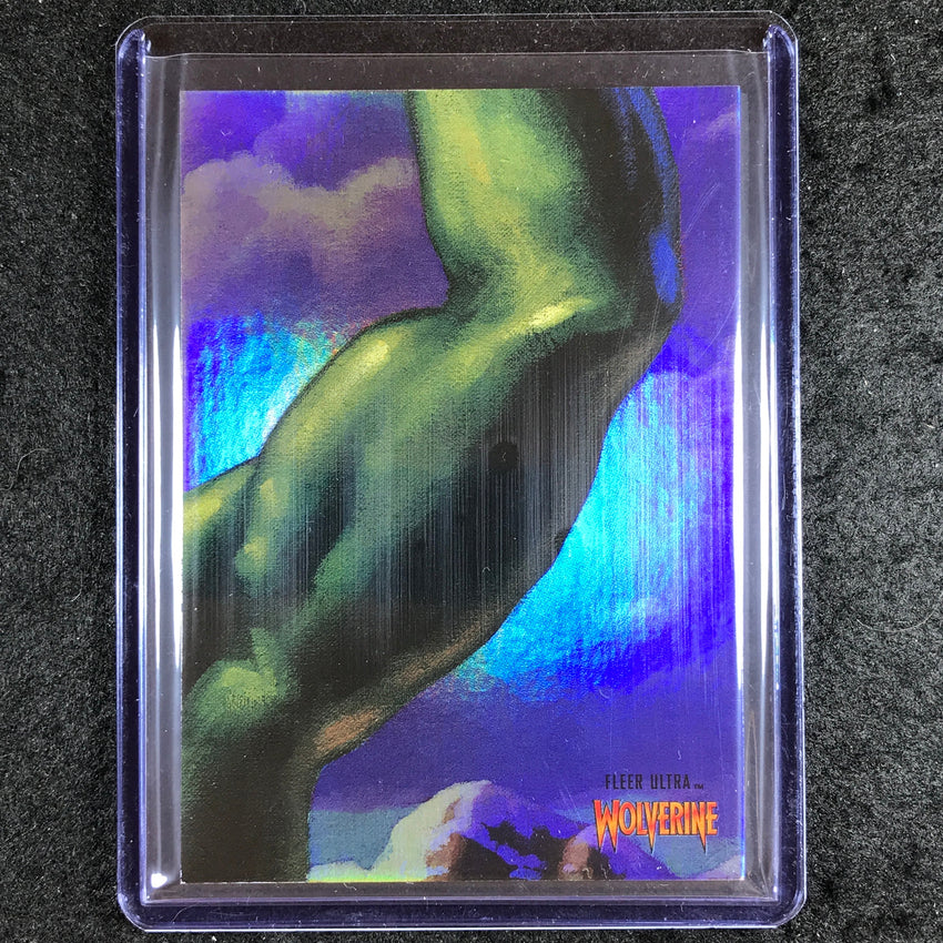 2023 Fleer Ultra Wolverine INCREDIBLE HULK #181 MIDDLE ROW, RIGHT CORNER 3x3s #6