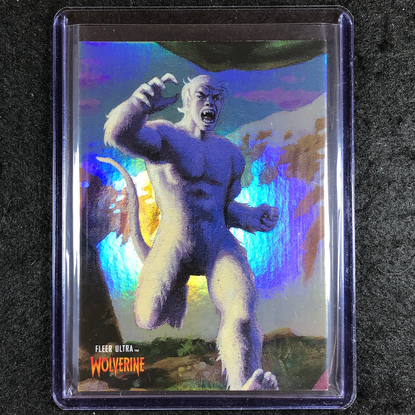2023 Fleer Ultra Wolverine INCREDIBLE HULK #181 BOTTOM ROW, LEFT CORNER 3x3s #7