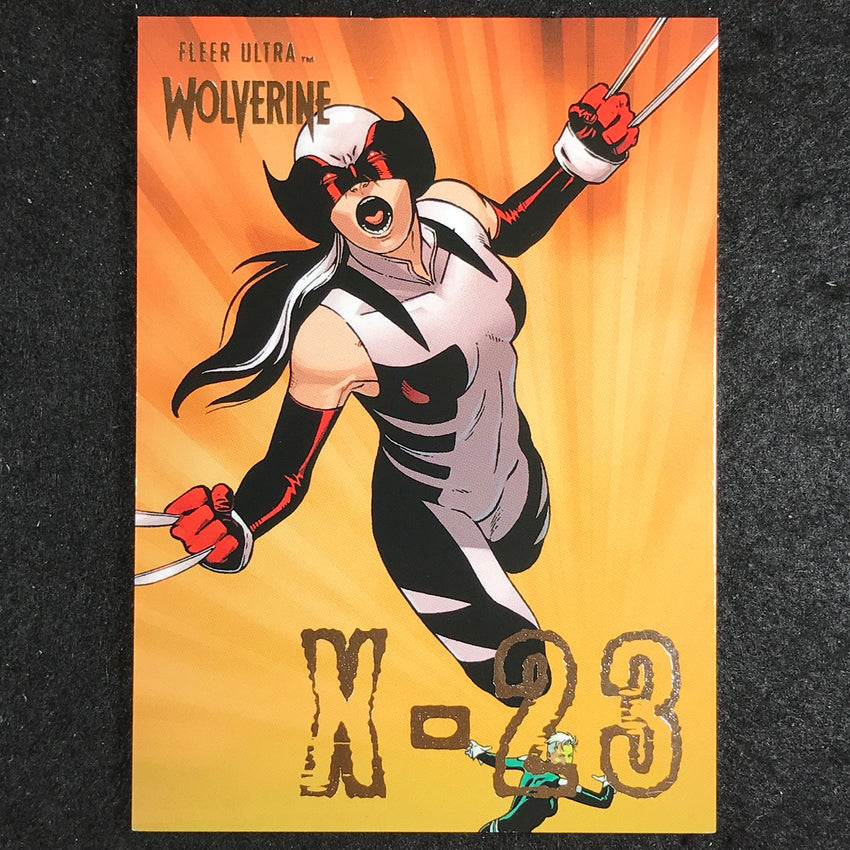2023 Fleer Ultra Wolverine X-23 Insert Base #9