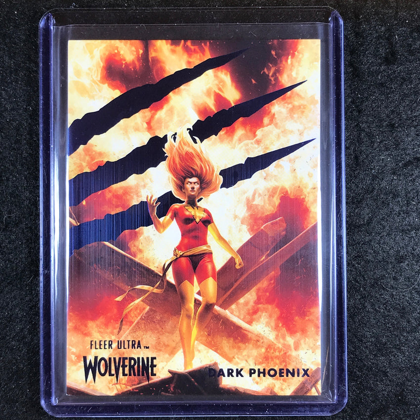 2023 Fleer Ultra Wolverine DARK PHOENIX Base Blue Foil 153/181 #6