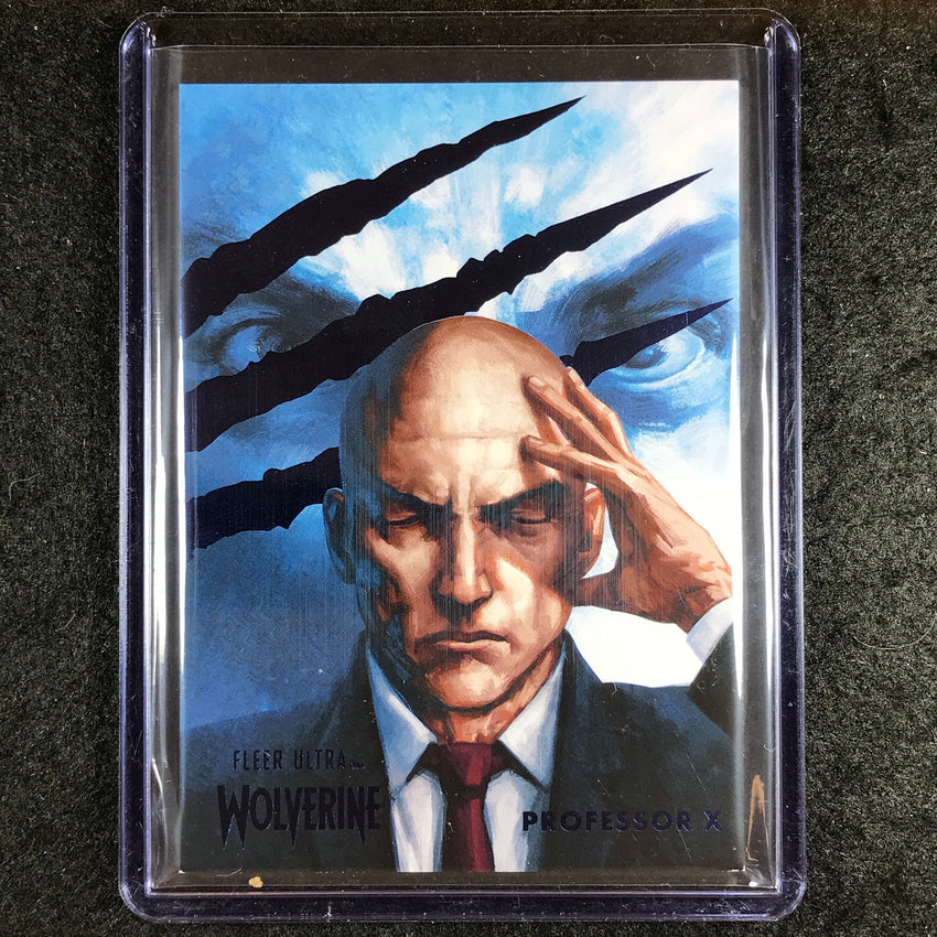 2023 Fleer Ultra Wolverine PROFESSOR X Base Blue Foil 113/181 #15