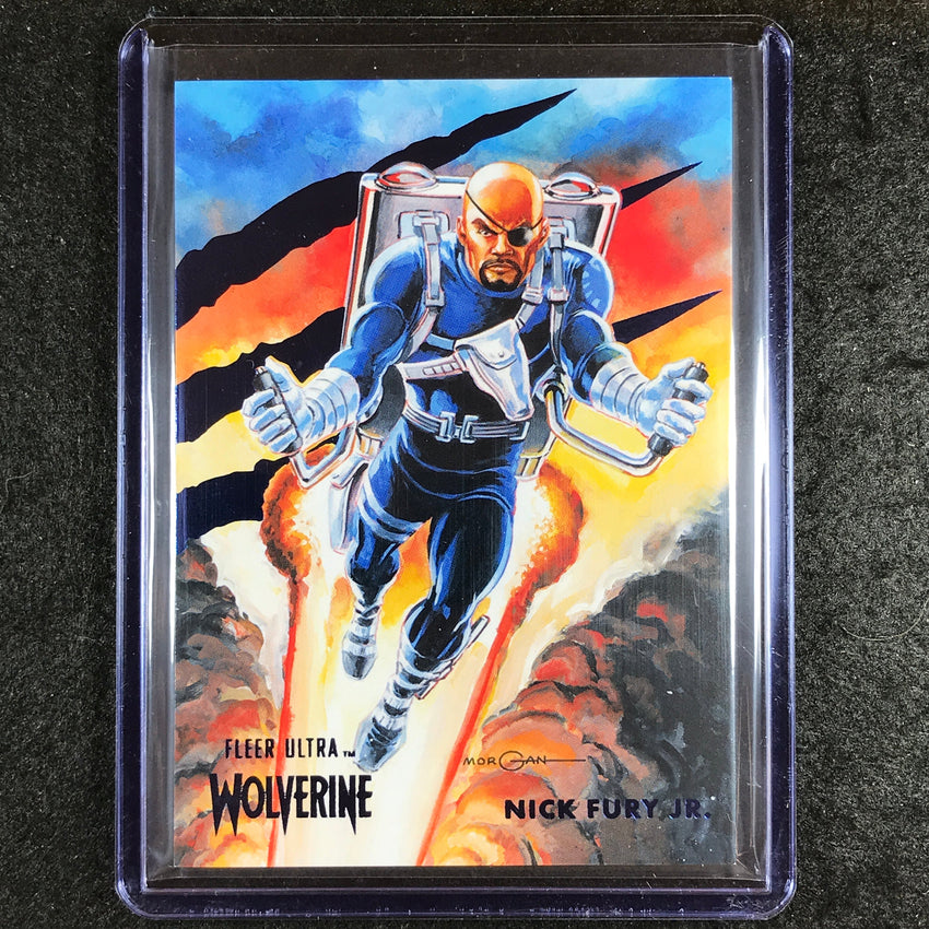 2023 Fleer Ultra Wolverine NICK FURY JR. Base Blue Foil 125/181 #33