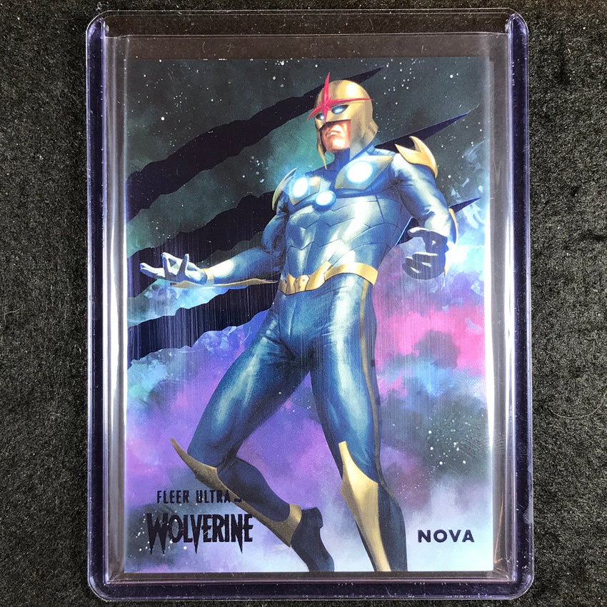 2023 Fleer Ultra Wolverine NOVA Base Blue Foil 125/181 #46