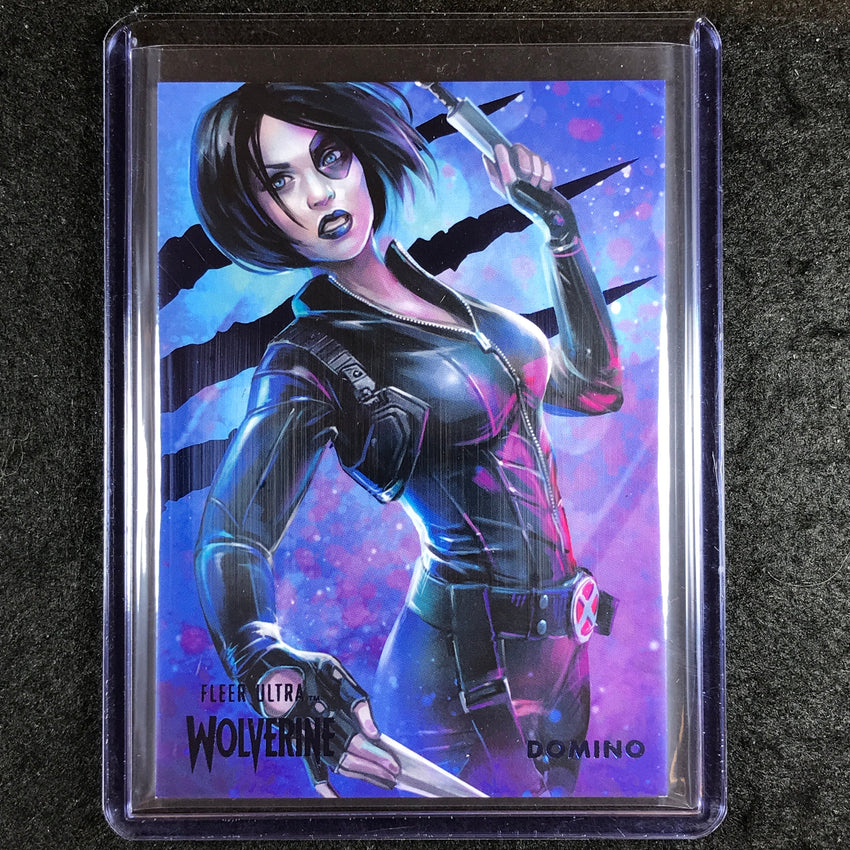2023 Fleer Ultra Wolverine DOMINO Base Blue Foil 20/181 #63