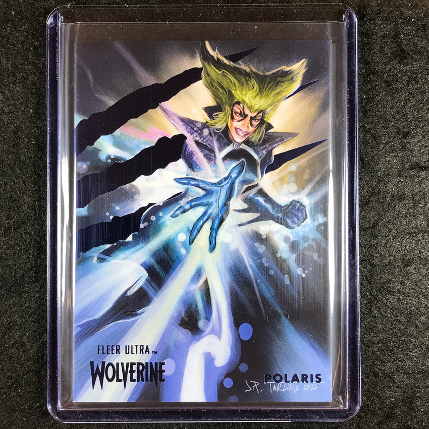 2023 Fleer Ultra Wolverine POLARIS Base Blue Foil 50/181 #64