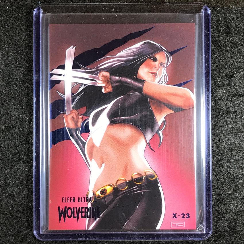 2023 Fleer Ultra Wolverine X-23 Base Blue Foil 176/181 #73
