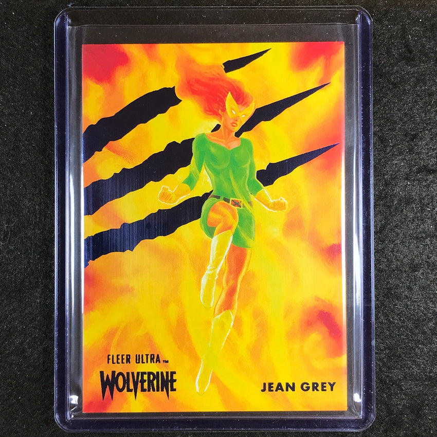 2023 Fleer Ultra Wolverine JEAN GREY Base Blue Foil 13/181 #76