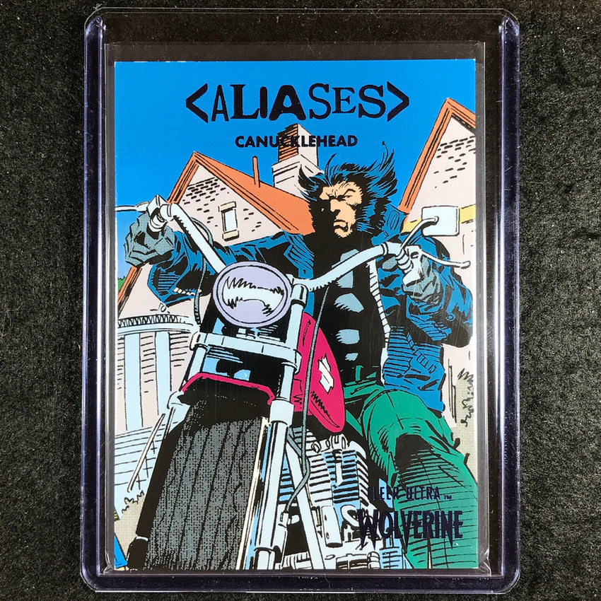 2023 Fleer Ultra Wolverine CANUCKLEHEAD Aliases Blue Foil 159/181 #7