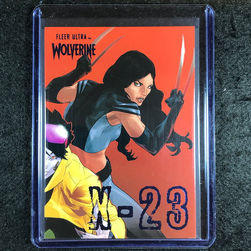 2023 Fleer Ultra Wolverine X-23 Insert Blue Foil 30/181 #6