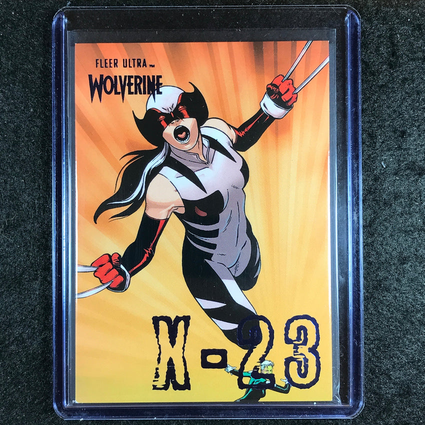2023 Fleer Ultra Wolverine X-23 Insert Blue Foil 67/181 #9