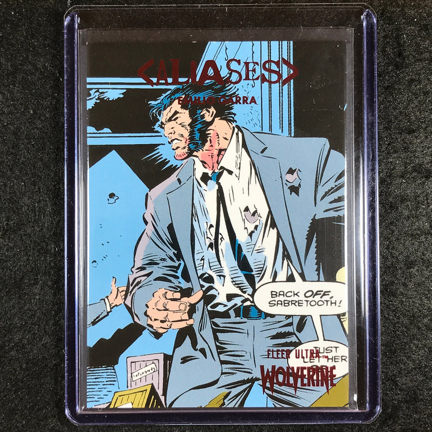 2023 Fleer Ultra Wolverine EMILIO GARRA Aliases Red Foil 72/74 #6